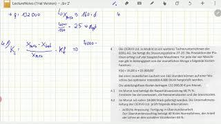 Übung : quantitative, zeitmäßige, intensitätsmäßige Anpassung (Teil 1/3) - Abiprüfung IBV BWR VWL