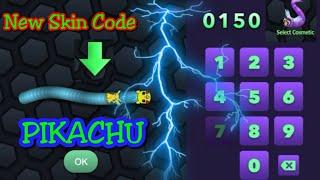 Slither.io Pikachu New Skin Codes and Epic Slitherio Best Gameplay