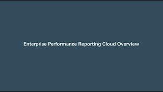 Enterprise Performance Reporting Cloud Overview