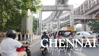 Chennai Downtown Drive | From Airport to City [4K]