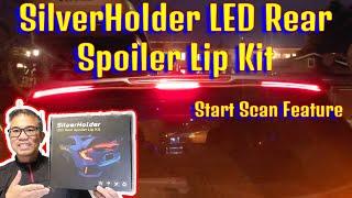 How to install Silver Holder LED Rear Spoiler Lip Kit