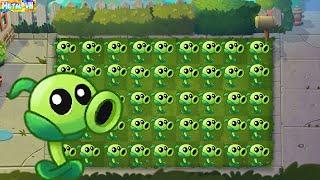 Pvz 2 11.9.1 - New Plants Mini Peashooter Gameplay Max Power Up vs 999 Zombies