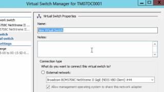 Hyper-V Virtual Switches Explained and Creating a Private Virtual Switch.