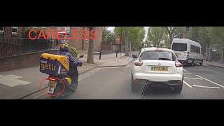 Careless Moped  rider for 'getir' - Isle of Dogs, Manchester Road, E14. Date/time: 29042022/13:05