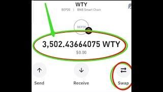 HOW TO CLAIM  AND SWAP WTY TOKENS TO USDT (WFC AIRDROP)