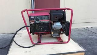 Lincoln Weldanpower 125 Gas Powered DC Arc Welder Generator 9 hp Briggs & Stratt