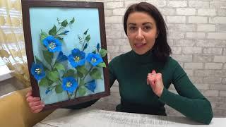 Невероятные цветы. Интерьерная картина своими руками. Incredible flowers. DIY interior painting.