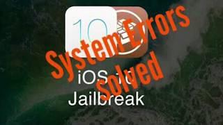 Jailbreak ios 10 & 10.2 Error solution: Error 168, 150  App specific password