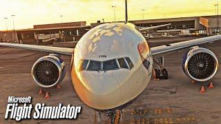 Flight Simulator in 2024: RTX™ 4070 Ti Super + 4K ULTRA GRAPHICS | New York  London | BA 777-300ER