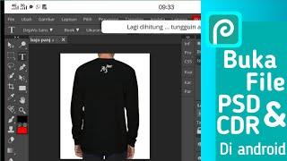 Cara membuka File PSD,CDR di hp android