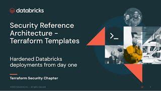 Security Reference Architecture - Terraform Templates (GCP)