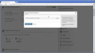 How to Configure Domain Privacy Protection for your Website | ResellerClub Tutorial