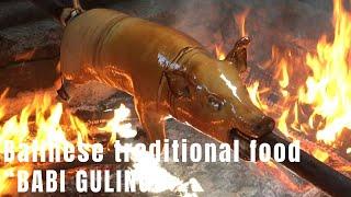 Balinese traditional food “BABI GULING”