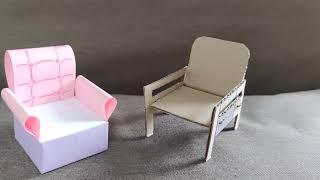 Miniature chair model DIY craft #shorts Full video: https://youtu.be/0Cdix0ZiEsg