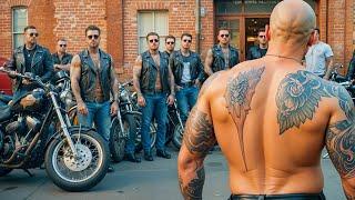 Arrogant motorcycle gang makes a big mistake messing with this ex-cop