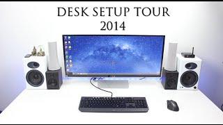 Epic Desk Setup Tour !! Ultra Wide Screen Monitor !