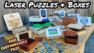 Laser Puzzles & Boxes: Free Laser Files to Customize