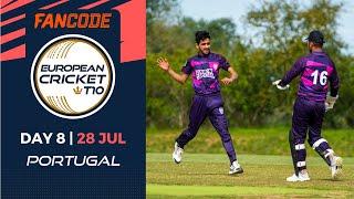  FanCode European Cricket T10 Portugal, 2022 | Night 8 | T10 Live Cricket