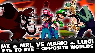 FNF | DUET Mx & MrL Vs Mario & Luigi - Eye To Eye REVAMP - VS YOURSELF | Mods/Hard/Gameplay |