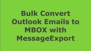 How to Convert Outlook Email to MBOX