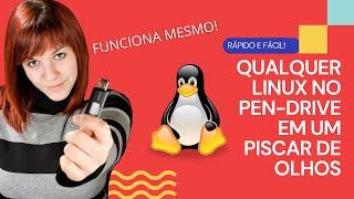 COMO COLOCAR QUALQUER LINUX NO PEN DRIVE COM RUFUS