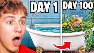 Simulating an ECOSYSTEM in a BATHTUB for 100 DAYS (reaction)