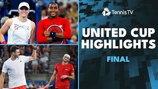 Poland's Swiatek & Hurkacz Face USA's Gauff & Fritz | United Cup 2025 Final Highlights 