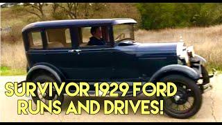 New Years Day drive in a 1929 Ford Model A survivor