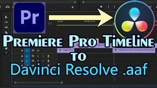 Adobe Premiere Pro Timeline to Davinci Resolve