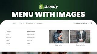 How To Add Images To The Shopify Menu (Free themes)