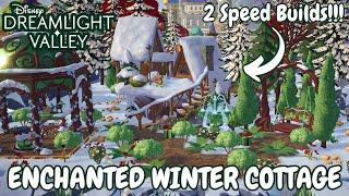 TWO WAYS TO DECORATE THE ENCHANTED WINTER COTTAGE in DISNEY DREAMLIGHT VALLEY