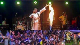 Fire Falls  Odehyieba Priscilla worships with Suaman Dadieso | Freddyfest Gospel Rock Show