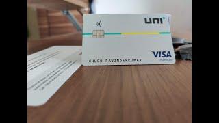 Uni Credit Card Unboxing