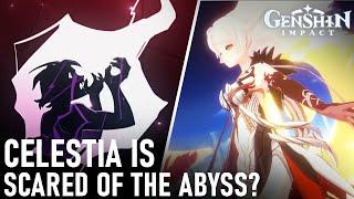 Celestia is NOT Evil and is Just Scared of the ABYSS? Genshin Impact Theory