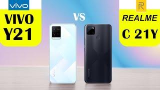 realme c21y vs vivo y21