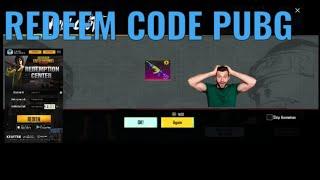 REDEEM CODE PUBG || WE ARE BACK || WORKING AND WITH PROOF ||
