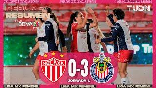 Resumen y goles | Necaxa 0-3 Chivas | Liga MX Femenil - J1 CL2025 | TUDN