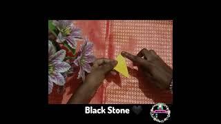 How to Cut Sunflower Petals|Diy Flower|Sunflower petal Using Paper  Black Stone