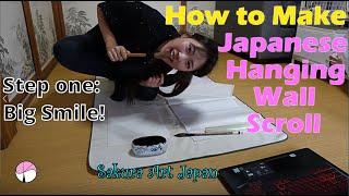 Make Japanese Wall Scroll - Kakejiku