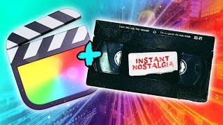 The RETRO VCR Final Cut Pro PLUGIN you didn’t know you wanted!
