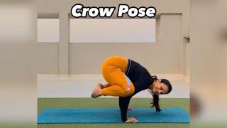 When you are dropping down in your crow pose these Drill might help you to hold 