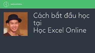 Cách bắt đầu học trên Học Excel Online