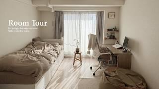 [Room Tour] Simple storage. Comfortable room for single people. Natural interior and introduction