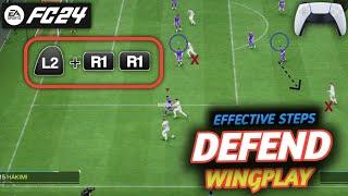 6 Effective steps to defend wingplay and stop cutbacks in FC24_@deepresearcherFC