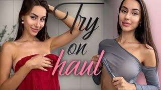 4K Carla Marini’s Transparent Clothing Try On： Stylish Pieces for Every Occasion