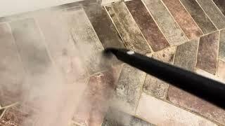 Cleaning Grout with Dupray Neat Steam Cleaner. Wow!