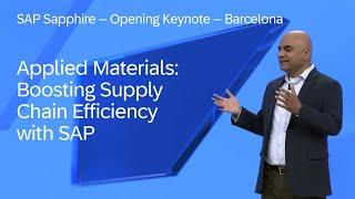 Applied Materials: Boosting Supply Chain Efficiency | SAP Sapphire 2024