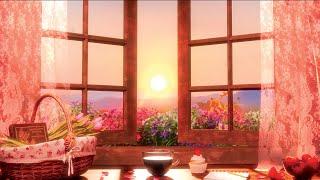 Spring Window Ambience: Springtime Nature Sounds, Gentle Breeze, Gardening Sounds, Sketching