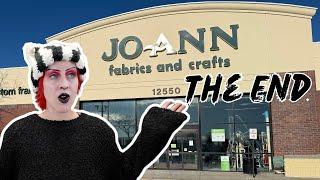 Walk through Joann Fabrics one last time - THE END of a crafting era