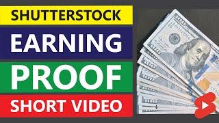 shutterstock Earning Proof - How to earn money with shutterstock - Shutterstock Tips for beginners